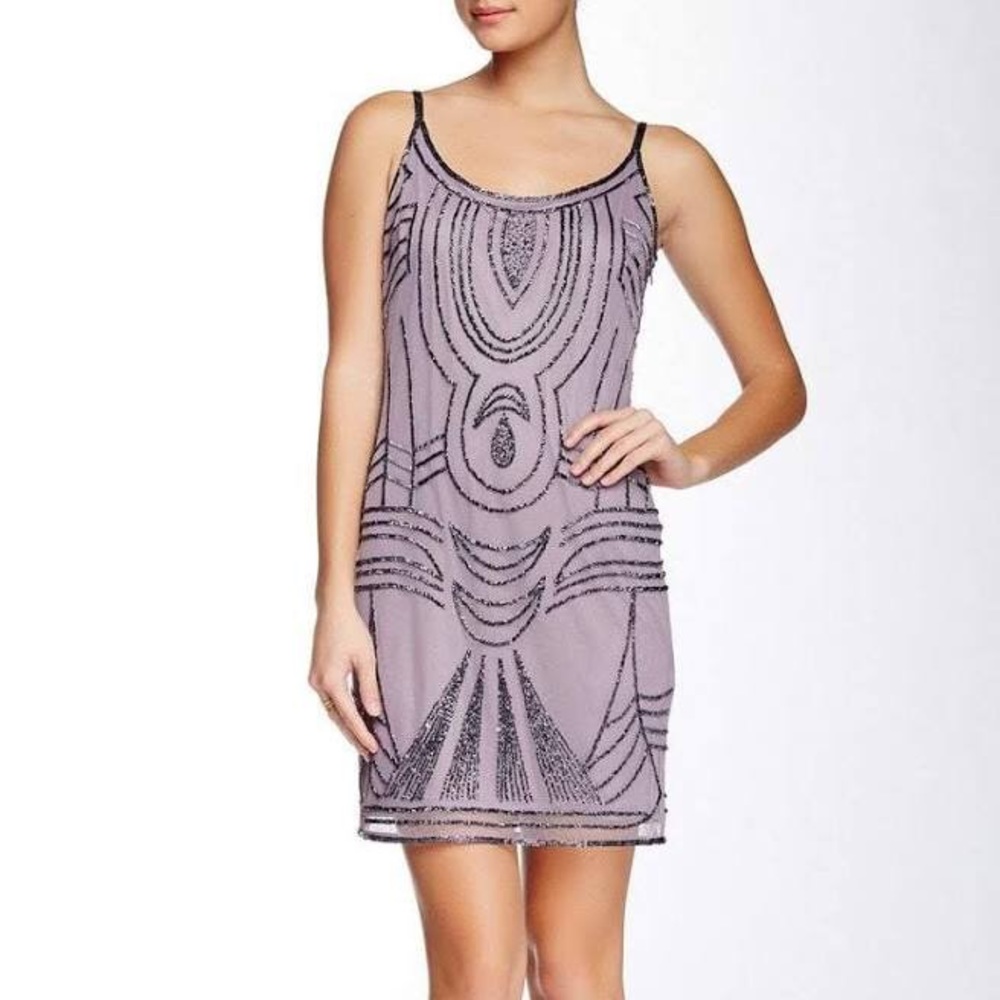 NWT adrianna papell beaded dress